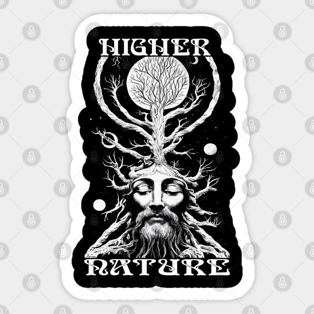 Higher Nature Sticker by AltrusianGrace